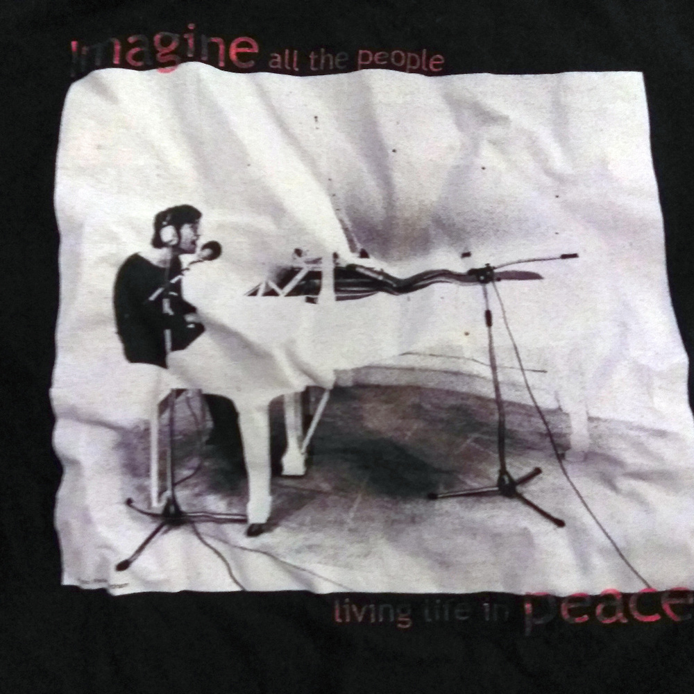 John Lennon Imagine Tee shirt - Size M - Picture 2 of 4